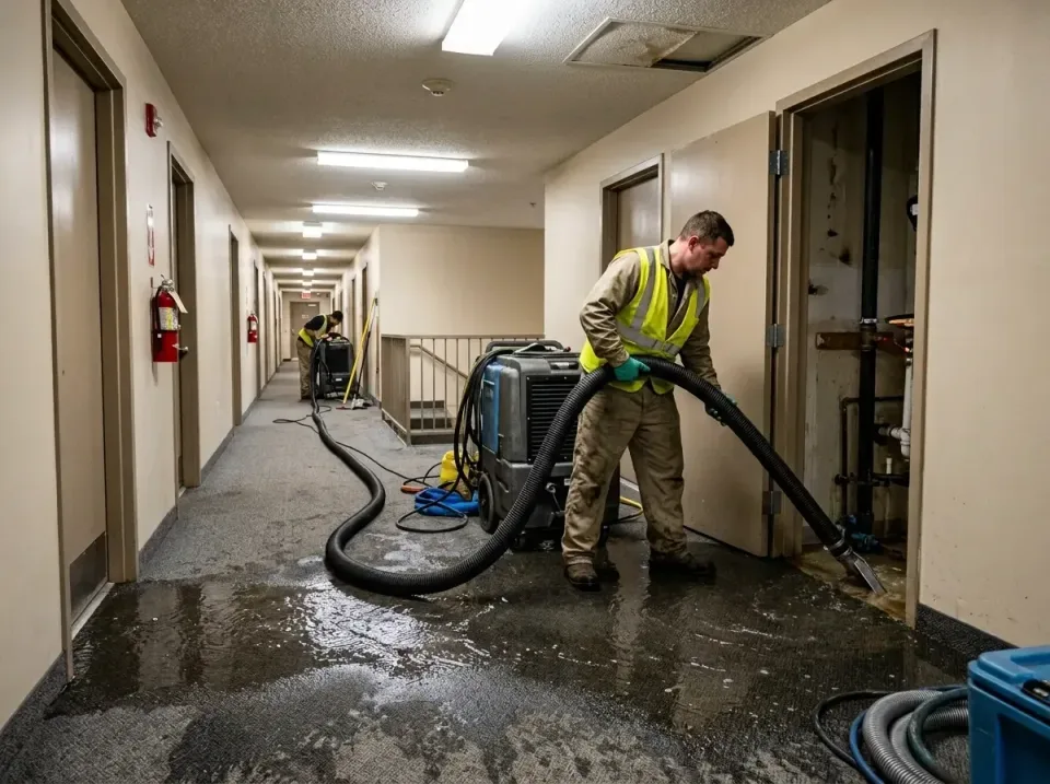 multi-unit-apartment-hallway-f-005 — frequently asked questions, Emergency Burst Pipe Water Extraction & Removal in South St…